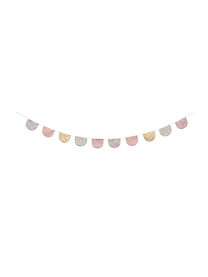 Meri Meri Liberty Floral Scalloped Fabric Garland