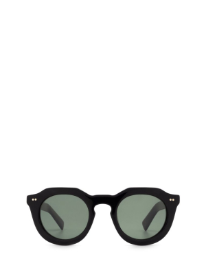 Lesca Toro Round Frame Sunglasses