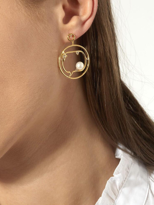 Cosmo Spaceman Earrings