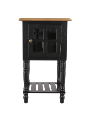 James Window Storage Side Table - Décor Therapy