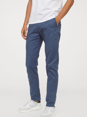 Skinny Fit Cotton Chinos