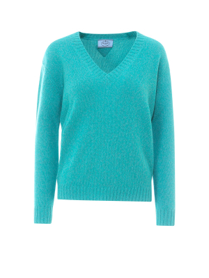 Prada V-neck Knit Jumper