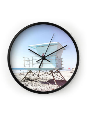 Bree Madden Beach Dayz Wall Clock - Deny Designs