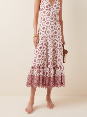 Eugenia Printed Linen Dress