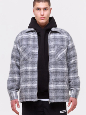 Vogar Hairy Flannel Jacket Dust Grey