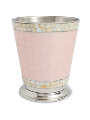 Julia Knight Classic 9.75" Waste Basket In Pink Ice