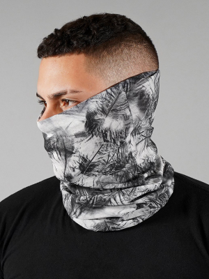 Black Feathers Neck Gaiter