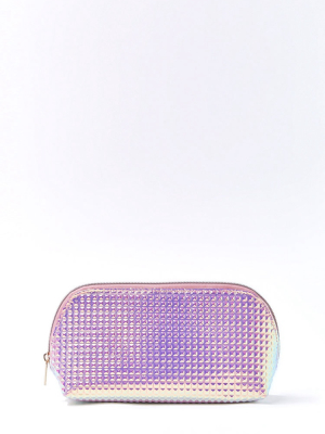 Iridescent Makeup Bag