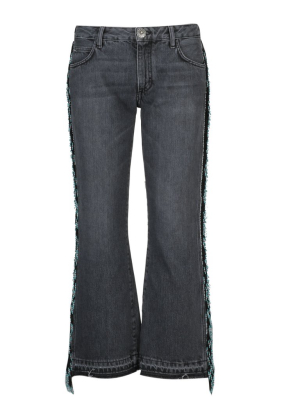 Alanui Fringed Cropped Jeans