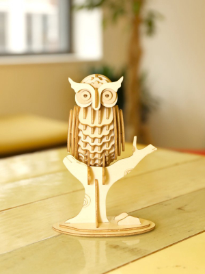 Owl 3d Wooden Puzzle