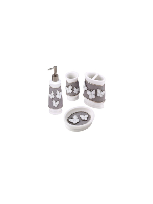 Yara 4 Pc Bath Accessory Set