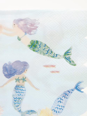 Mermaids Swimming Napkins