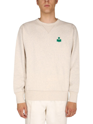 Isabel Marant Logo Printed Crewneck Sweatshirt