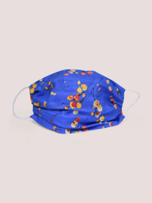 Mid Blue Double Layer Fabric Face Mask