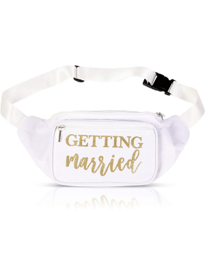 Getting Married Fanny Pack For Bridal Shower, Bachelorette