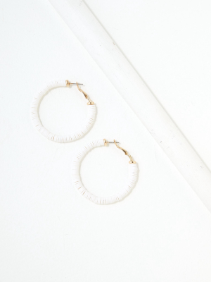 Aeo Puka Shell Hoop Earring