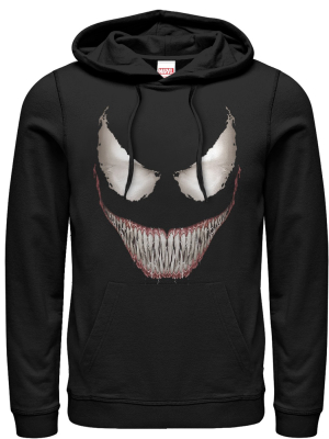 Men's Marvel Venom Grin Pull Over Hoodie