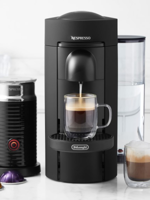Nespresso Vertuoplus With Aeroccino Coffee Maker & Espresso Machine Matte Black