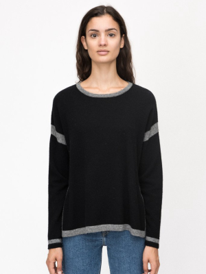 Hem Stripe Pullover