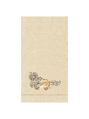 C&f Home Sparrow Hemstitch Guest Towel