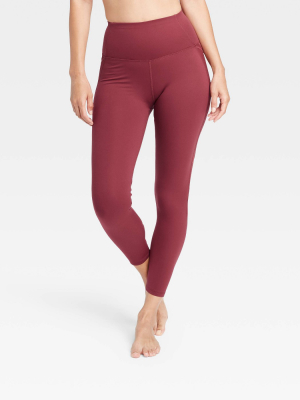 Women's Contour Power Waist High-waisted 7/8 Leggings 25" - All In Motion™