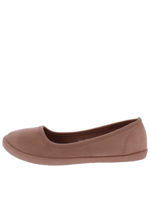 Malibu03 Mauve Women's Flat