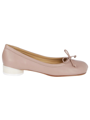 Mm6 Maison Margiela Bow Detail Ballerina Shoes