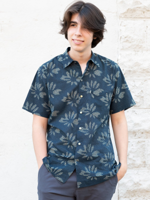 Men's Short Sleeve Shirt In Lotus