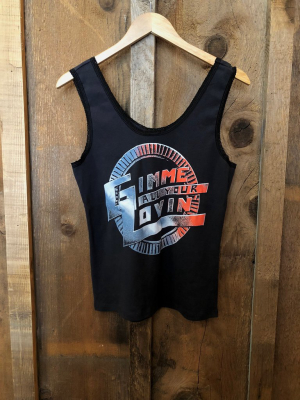 Gimme All Your Lovin Lace Tank Blk/color