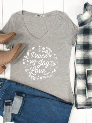 Peace Joy Love Tshirt