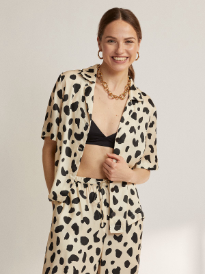 Cammy Animal Spot Top