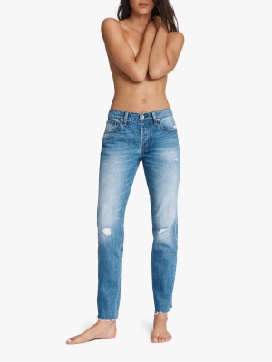 Rosa Mid-rise Boyfriend Jeans