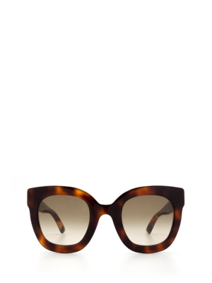 Gucci Eyewear Oversized Frame Sunglasses