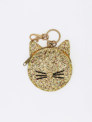 Milk & Soda Glitter Cat Coin Purse