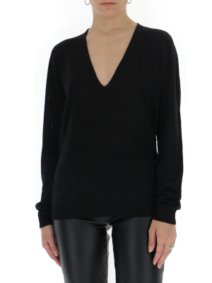 Rick Owens V-neck Knit Jumper