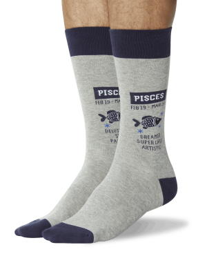 Men's Pisces Zodiac Socks
