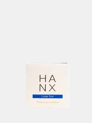 Hanx 3 Pack Ultra Thin Condoms - Large
