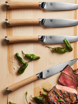 Shun Hikari Steak Knives, Set Of 4