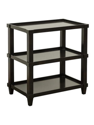 Cfc Carlsbad Straight Side Table - Espresso