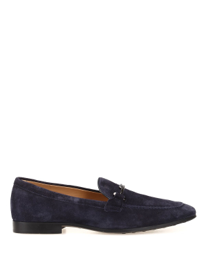 Tod's Double T Logo Plaque Loafers