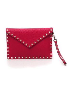 Valentino Garavani Rockstud Envelope Clutch