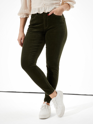 Ae Curvy High-waisted Corduroy Jegging