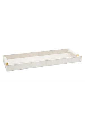 Made Goods Nate Large Tray - White