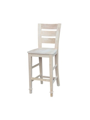 Tuscany Barstool Unfinished - International Concepts