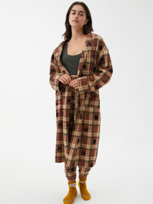 Out From Under Axel Plaid Robe
