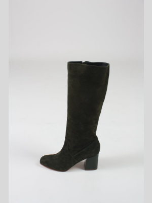 Sloan Knee High Boot In Pine/bottle