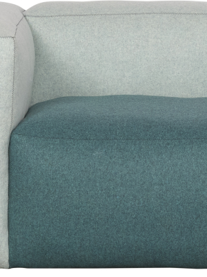 Hay Mags Soft Modular Sofa - Light Green/green – Left Armrest