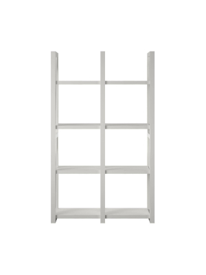 60" Liberty Bookshelf/room Divider White - Room & Joy