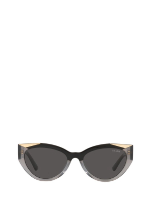 Prada Eyewear Cat-eye Frame Sunglasses