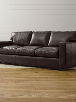 Axis Ii Leather 3-seat Queen Sleeper Sofa